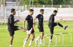 تدريبات بدنية للاعبي الزمالك تحت إشراف فيرناندو