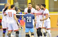 طائرة الزمالك يواصل استعداداته للموسم الجديد