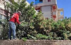 حملات للنظافة والتجميل في مدينة مصيف بلطيم