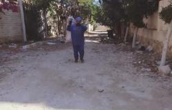 رئيس حي المساعيد يتابع أعمال النظافة وحل شكاوى المواطنين