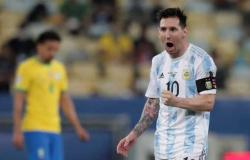 ميسى يتدرب منفردا مع منتخب الأرجنتين إستعدادا لمباراتى أورواجوي والبرازيل