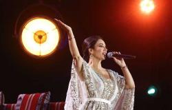 ديانا حداد تغني ديو مع حاتم العراقي في حفل دبي (تفاصيل وصور)
