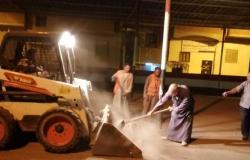 رفع مساحى وإحداثيات 6 منشآت جديدة وإصلاح نافورة ميدان الصاغة في بنى سويف
