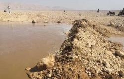 سوهاج: تجمعات لمياه السيول تصل إلى المخرات بقرية «أولاد يحى»