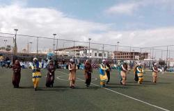 فرقة القصير للفنون الشعبية تشارك في ختام الكرة الخماسية بالغردقة