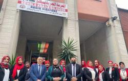 قنصل مصر العام في ميلانو تزور مدرسة نجيب محفوظ