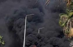 حريق يلتهم 28 سيارة تابعة لمبادرة إحلال السيارات المتهالكة