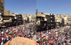 الاردن : مسيرة من أمام الحسيني بعد صلاة الجمعة رفضا  لاتفاقية  الطاقة مع الاحتلال
