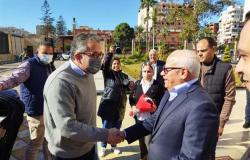 محافظ بورسعيد يستقبل وزير السياحة
