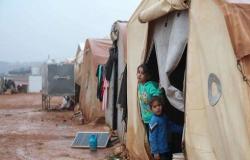 المخيمات السورية تغرق.. عشرات الخيام تتهدم بسيول الأمطار