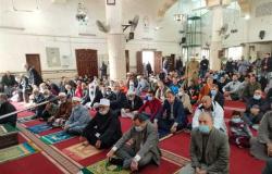 رش وتطهير المساجد بشمال سيناء استعدادًا لصلاة الجمعة