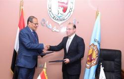 توقيع بروتوكول تعاون بين جامعة سوهاج والبورصة المصرية