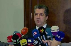 رئيس حكومة كردستان يدين الهجوم الإرهابي على أبوظبي