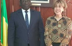 وزير الداخلية البنيني يستقبل السفيرة المصرية في كوتونو