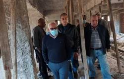 محافظ بورسعيد يتفقد مستجدات أعمال تطوير مبنى الديوان العام الغربي