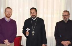 الأنبا باخوم يستقبل ممثل هيئة الإغاثة الكاثوليكية في مصر