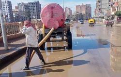 محافظ كفر الشيخ يكلف رؤساء المدن برفع مخلفات الأمطار