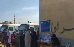 الكشف علي ١٨٠٠ مواطن ضمن قافلة مجانية بالإسماعيلية