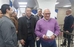 محافظ بورسعيد يدلي بصوته في انتخابات نقابة المهندسين العامة