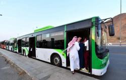 انطلاق النقل الترددي بالمدينة عبر 100 حافلة