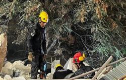 نحو 350 متخصصاً شارك في عمليات الإنقاذ بموقع انهيار بناية اللويبدة