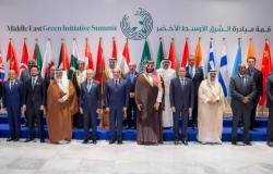 ولي العهد والرئيس المصري يجتمعان مع قادة العالم في قمة مبادرة الشرق الأوسط الأخضر 2022