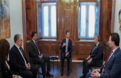 الأسد يلتقي وزراء زراعة الأردن والعراق ولبنان