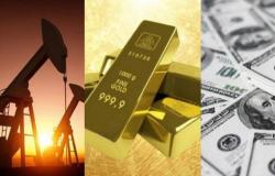 الذهب يخسر 35 دولاراً.. والنفط يرتفع بأكثر من 4% مع تباين أداء الورقة الخضراء