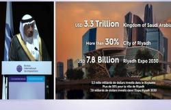 وزير الاستثمار: 7.8 مليار دولار الميزانية المخصصة لاستضافة إكسبو الرياض 2030