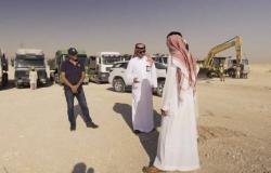 إزالة 60 موقعا من المخيمات العشوائية على طريق رماح - الرياض