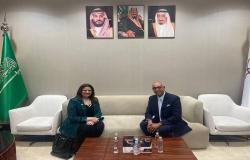 وزيرة الهجرة خلال زيارة للسعودية تؤكد أهمية ملف الاستثمار في مصر
