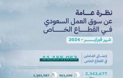 المرصد الوطني للعمل يستعرض أبرز الأرقام خلال فبراير 2024