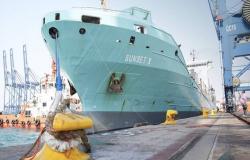 ميناء جدة الإسلامي يستقبل أول سفينة على الخط الملاحي "فُلك البحرية"