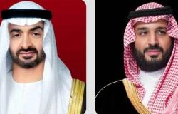 ولي العهد ورئيس الإمارات يبحثان تداعيات التصعيد العسكري في المنطقة
