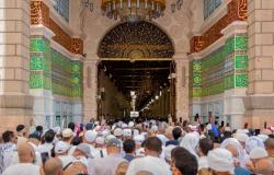تقديم الخدمات لأكثر من مليون حاج بالمسجد النبوي
