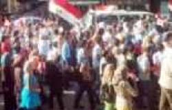 مسيرة للأطباء والعاملين بالتأمين الصحي في الغربية لدعم ثورة 30 يونيو