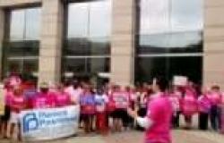 مسيرة تضامنية ضد مشروع قانون مثير للجدل حول الإجهاض في نورث كارولينا