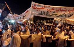 مسيرة للتيارات الإسلامية تغلق شارع الشيراتون بالغردقة