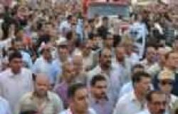 جنازة حاشدة لشهيد الشرطة برفح تتحول لمظاهرة ضد "الإخوان" بمدينة الشهداء‎