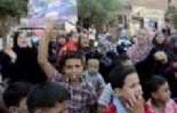 انطلاق مسيرة لمؤيدي الجيش بمنطقة "عرب الوالدة" في حلوان