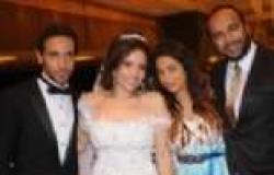 بالصور| زفاف نيرمين زعزع وأحمد البديهي.. وإيهاب توفيق يغني "تسلم الأيادي"
