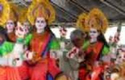 بالصور| الهندوس يحتفلون بـ"دورجا بوجا" لانتصار الخير على الشر