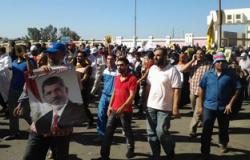 "الإخوان" يتظاهرون بالسويس بهتافات ضد مؤسسات الدولة