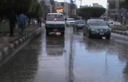 أمطار غزيرة فى اليوم الثالث لنوة "قاسم" بالإسكندرية