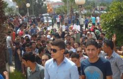 الأمن يطلق الغاز لمنع خروج مسيرة طلابية من حرم جامعة الفيوم