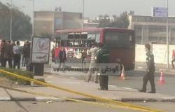 عاجل| تحريك أوتوبيس النقل العام الذي انفجرت قنبلة مدينة نصر أثناء مروره