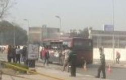 العشرات يهتفون لـ"السيسي" بموقع انفجار مدينة نصر