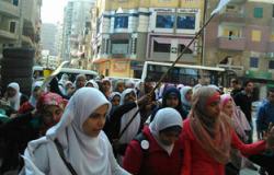 مظاهرة لطلاب الإخوان بالمجمع النظرى بجامعة الإسكندرية