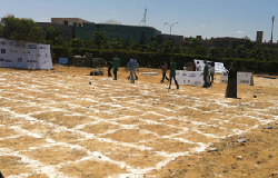 جامعة مصر للعلوم تنظم مسابقة للكشف عن الألغام