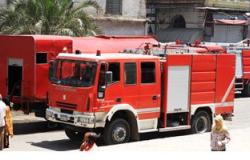 إغلاق الطرق المؤدية لحريق مصنع زيوت وسط القاهرة لحين انتهاء الإطفاء